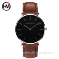 Hannah Martin CH02 Men Watch Top Brand luxury Life Waterproof Quartz WristWatch Fashine Leather Business Boys Watches